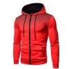 JJPAR Veste Homme Sweat à Capuche Polaire Fashion Personnaliser Double Zippé Hiver Chaud Épais Veste Slim Décontractée Sweats