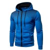JJPAR Veste Homme Sweat à Capuche Polaire Fashion Personnaliser Double Zippé Hiver Chaud Épais Veste Slim Décontractée Sweats