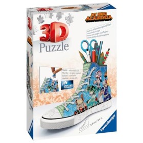 Ravensburger - Puzzle 3D Sneaker - My Hero Academia - Pot à crayons - A partir de 8 ans - 108 pièces numérotées à assembler s