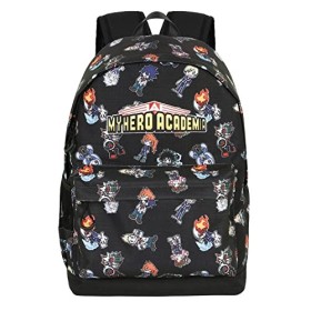 Karactermania My Hero Academia Chibi-Sac à dos ECO 2.0, Noir