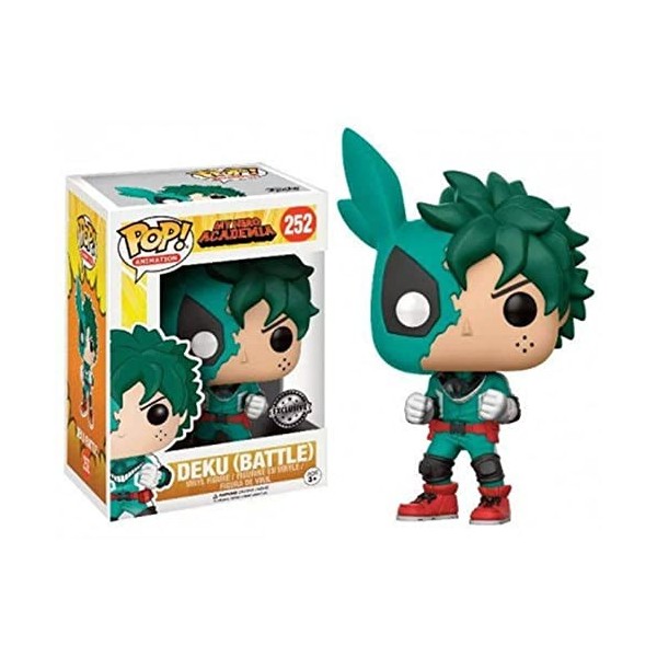 Figurine - Funko Pop - My Hero Academia - Pop 252 Deku Variante Combat édition spéciale 