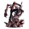 Kelisidunaec Chainsaw Man Figurine, Anime Figure Modèle Denji Statue