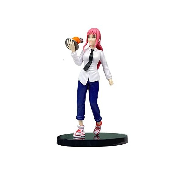 Chainsaw Man Figure Anime Populaire Collection Modèle Jouet Statues Chainsaw Man Marchma Denji Figurine Desktop Ornements Ani