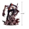 Jaycheen Chainsaw Man Anime Action Figurine 29 cm Denji Position debout Modèle PVC Statue Ornement Jouet Collection Cadeau