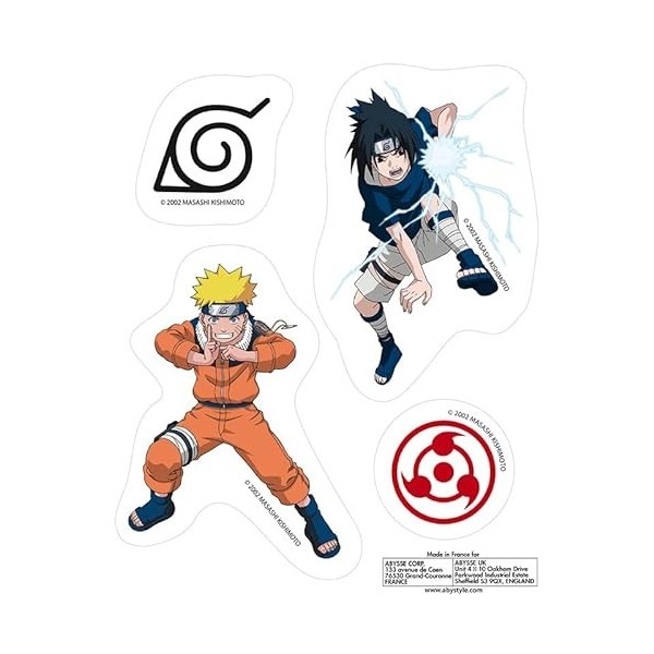 ABYSTYLE - NARUTO Stickers Equipe 7 16x11cm 