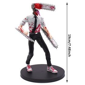 UZSXHJ Chainsaw Doll Figurines, 1pcs Cupcake Topper,Action Figures Modell Cake Toppers Personnages Figure pour DAnime Jouet 