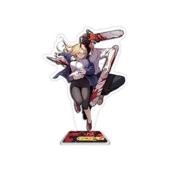 Luckxing Anime Makima Acrylique Figurine,Figurine Heroes,Figurine de Collection,Desktop Ornements