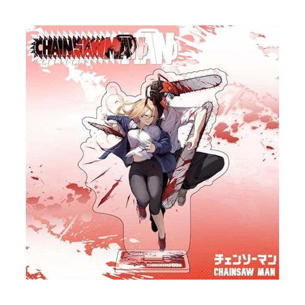 Luckxing Anime Makima Acrylique Figurine,Figurine Heroes,Figurine de Collection,Desktop Ornements