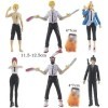 8pcs Tronçonneuse Figurines Statue de lhomme à la tronçonneuse statue du diable Démoniaque Garçon Chainsaw man figurine pers