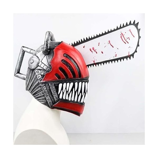 Chainsaw Man Denji Cosplay Masque - Anime Role Play Latex Head Cover Mask Helmet Masquerade Accessories Party Costume Props C