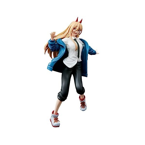 Gooyeh Chainsaw Man Figurine Anime Grande Taille Denji PVC Statue Modèle Lumineux Chainsaw Man Figurines Anime Série Ornement