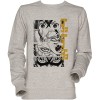 Dandadan Anime Eyes W Kaji Unisexe Homme Femme Sweat-Shirt Jersey Gris Mens Womens Jumper Sweatshirt Grey