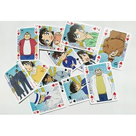 SAKAMI - Detektiv Conan - Case Closed - 52 Cartes à Jouer de Poker Jeu de Cartes Deck Playing Cards - Original et sous Licenc
