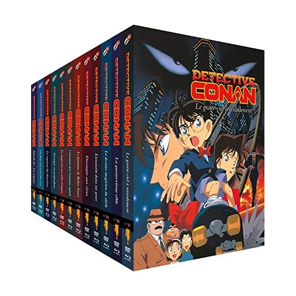 Detective Conan-Films 1 à 11 + TV Spécial 1 [Blu-Ray] + DVD