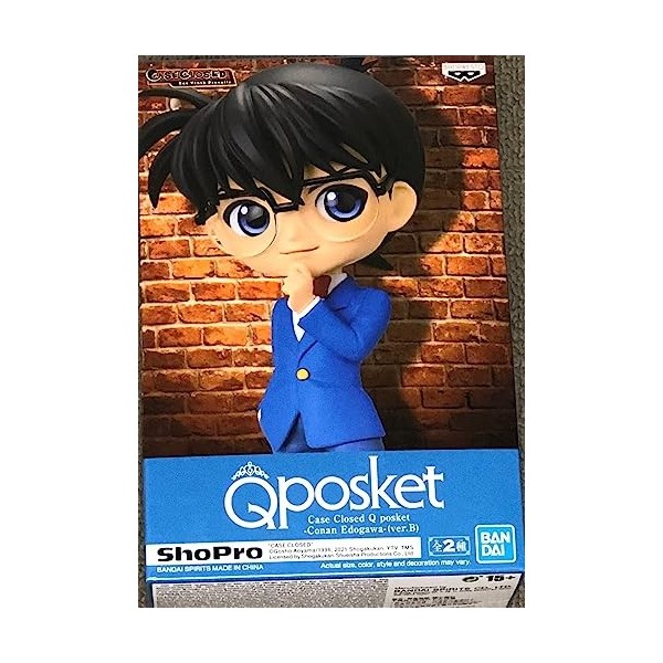 Banpresto Detective Conan - Conan Edogawa - Figurine Q Posket 13cm Ver.B