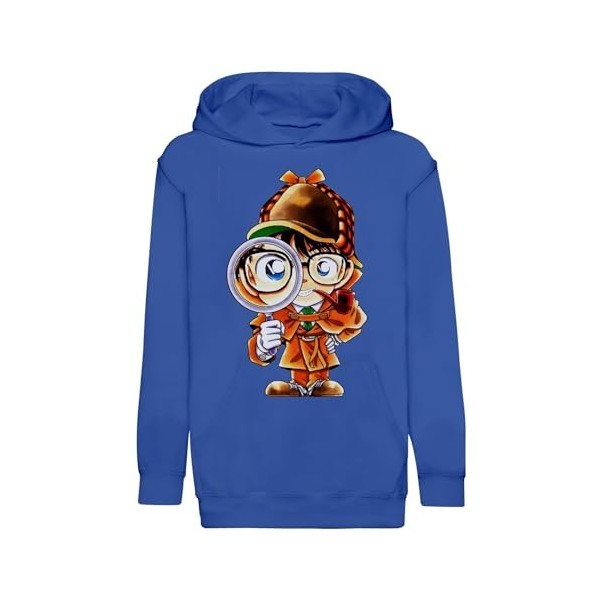 Fabulous Hoodie Sweat à Capuche Enfant Bleu Detective Conan Manga Japon Anime - Premium