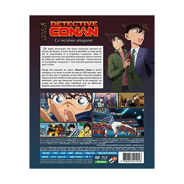Detective Conan-Film 16 : Le onzième attaquant [Blu-Ray] + DVD