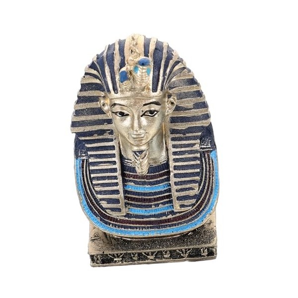 Abaodam 3 Pièces Artisanat Égyptien Résine Égyptienne Statue De Pharaon Égyptien Statue De Buste Égyptien Figurine Roi Décor 