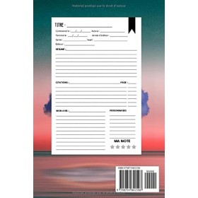 Carnet de lecture manga : Carnet de lecture à remplir: 100 fiches de lecture à remplir - Spacieux et pratique, Etudiant, enfa