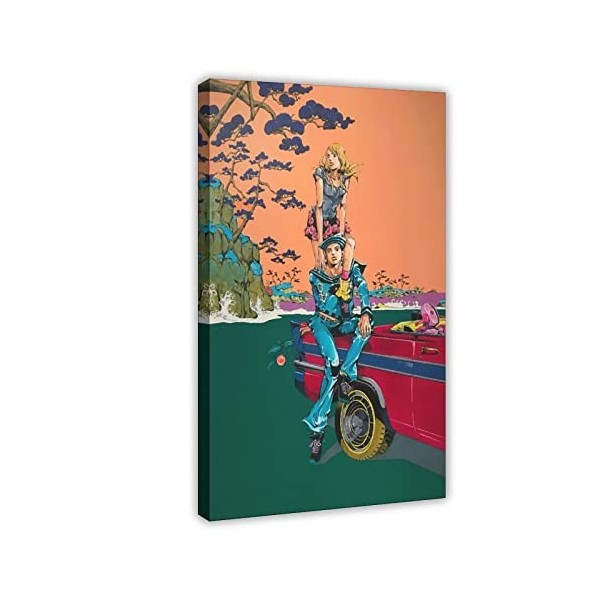 Jousuke Yasuho JoJoLion Papier peint mural Anime japonais 26 Poster sur toile Décoration de chambre à coucher Paysage sportif