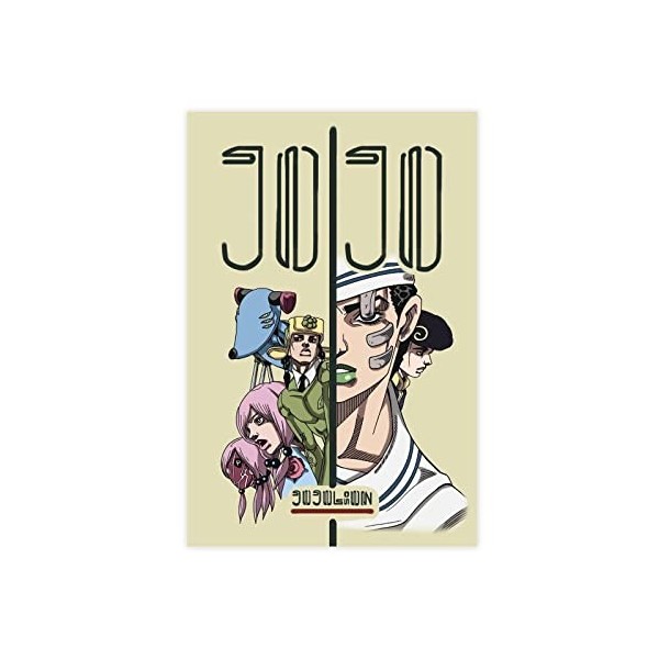 Jousuke JoJoLion Papier peint mural 25 affiches sur toile sans cadre 30 x 45 cm