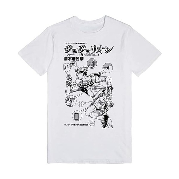 kouxi Rive Jojolion T Shirt White Small 