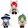 Ldruieu Mushoku Tensei: Jobless Reincarnation Peluche 25 cm Eris Greyrat/Roxy Migurdia/Sylphy Figurine en peluche de dessin a