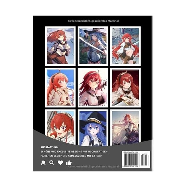 Mushoku Tensei Fotobuch: Bildband einer japanischen Light Novel mit 40 Fotos im Inneren | Geschenke für Fans jeden Alters zum