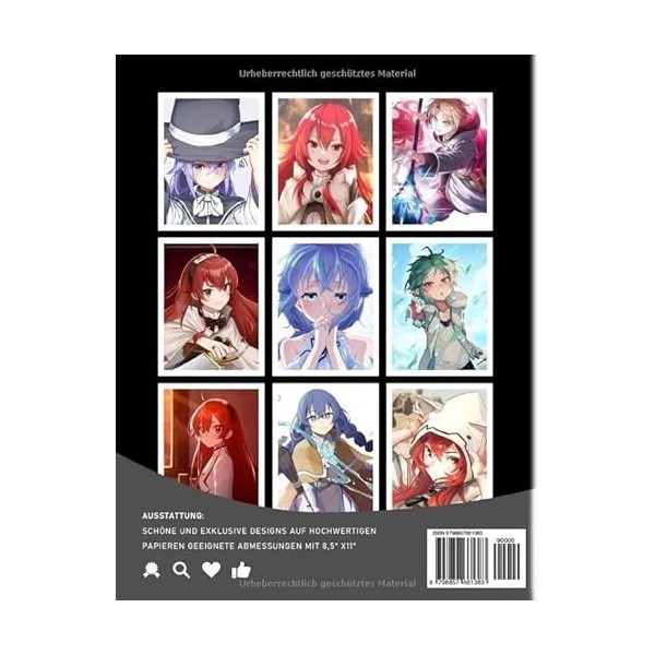 Mushoku Tensei Fotobuch: Fotobuch-Sammlung eines berühmten Light Novels für Fans jeden Alters | Enthält 40 hochwertige Bilder