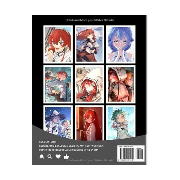 Mushoku Tensei Fotobuch: Fotobuch-Sammlung eines berühmten Light Novels für Fans jeden Alters | Enthält 40 hochwertige Bilder