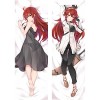 Sonsoke Mushoku Tensei Jobless Reincarnation Roxy Migurdia Housse de coussin rembourrée imprimée double face 150 x 50 cm Rox