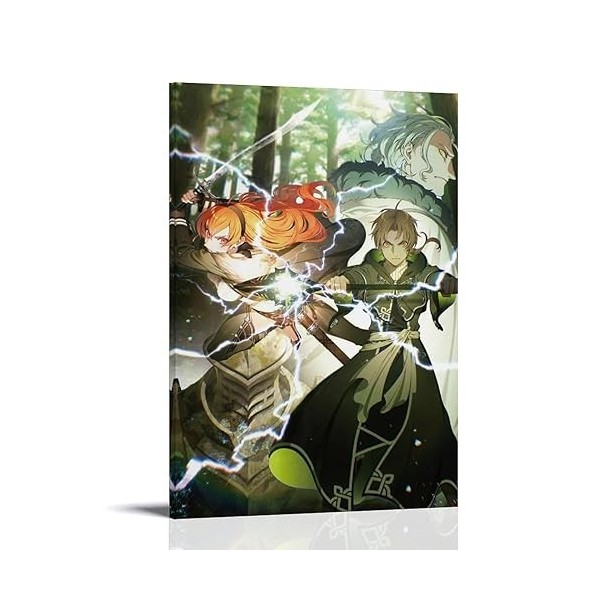 WouND Mushoku Tensei Poster décoratif sur toile pour chambre à coucher 20 x 30 cm