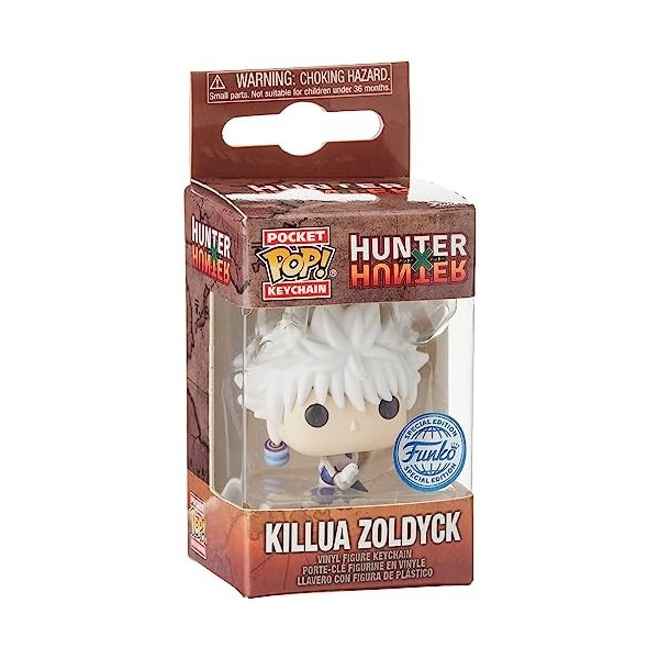 Funko Pop! Keychain: HxH - Killua Zoldyck with Yoyo - Hunter X Hunter HXH - Mini-Figurine en Vinyle à Collectionner Porte-c