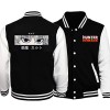 zhedu Hunter X Hunter Baseball Uniforme à Capuche Japon Anime Survêtement Hommes Bomber Veste Hiver Streetwear Harajuku XXS,