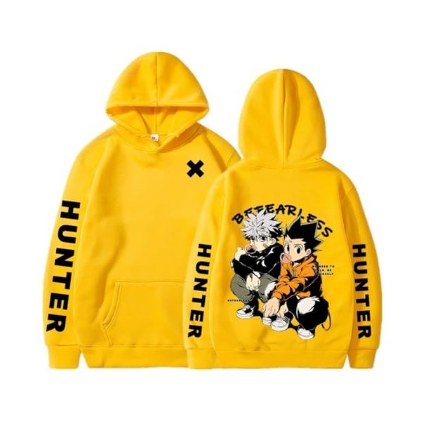 zhedu Hunter X Hunter Dessin Animé Pulls À Capuche De Mode Hommes/Femmes Haute Qualité Pull Harajuku Imprimer Décontracté Hip