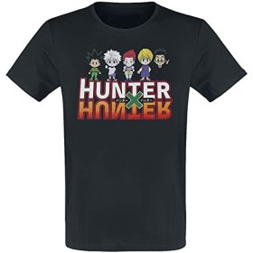 T-shirt Hunter X Hunter - Hunter Team, Noir, XXL