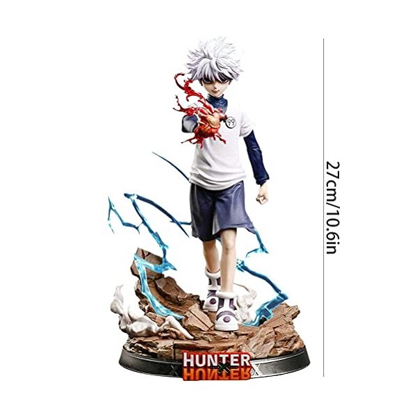 TAIPPAN Hunter X Hunter Figurine, Figurine Killua Zaoldyeck Figma Anime Figurines Modèle Jouets Poupée Cadeaux pour Enfants, 