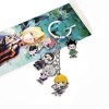 Porte-clés avec 5 figurines Chibi