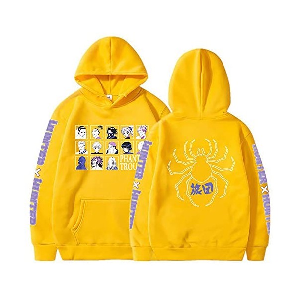flowereyes Hunter X Hunter Sweat à Capuche Hisoka Uvogin Sweat à Capuche Unisexe Chrollo Lucilfer Harajuku Sweat à Capuche dé