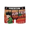 FREEGUN Boxer Enfant Hunter X Hunter, Caleçon Garçon Gon Freecss, Original et Confortable, Rouge, Vert, Jaune, Taille 12/14 A