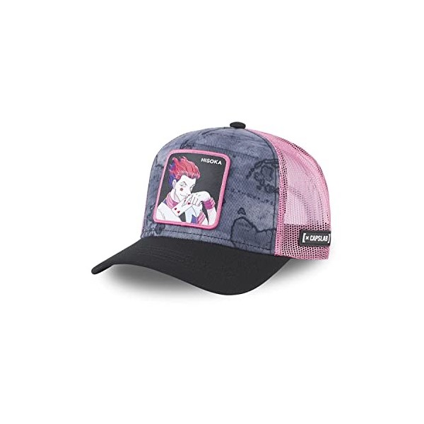 [ X ] CAPSLAB Casquette Homme & Femme Hunter X Hunter, Casquette Trucker, Hisoka, Toutes Les Saisons et Coupe décontractée, N