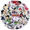 Lot de 100 autocollants Hunter X Hunter en vinyle imperméable pour enfants, adolescents, adultes, bouteille deau, ordinateur