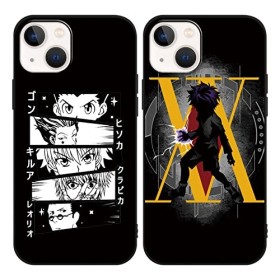 2 Pièces Coque pour iPhone 13/iPhone 14 6.1 Anime Hunter × Hunter Killua Zoldyck Gon Freecss Case Manga Motiv Doux Antichoc