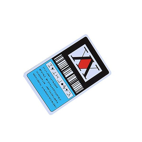 Yicare 2021 Bleu Hunter X Hunter Licence Carte Cosplay Hisoka Kurapika Killua Zoldyck PVC Cartes Japon Animé Carte de crédit