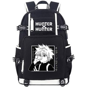 Roffatide Anime Killua Zoldyck Sac à dos pour ordinateur portable pour Hunter x Hunter avec port de charge USB et port casque