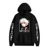 Hommes Femmes Anime Hunter x Hunter Killua Sweat à Capuche Dessin animé à Manches Longues Sweat Pull imprimé Killua Zoldyck H
