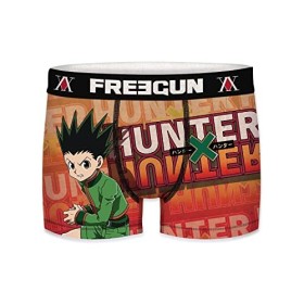 FREEGUN Boxer Homme Hunter X Hunter, Caleçon Homme Gon Freecss, Original et Confortable, Multicolore, Taille S