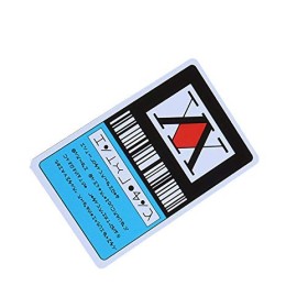 FOUTP 1 Pièce Anime Hunter X Hunter Carte Licence Jouets Japon Anime GING Freecss Killua Zoldyck Kurapika Badge Bus Banque Ca