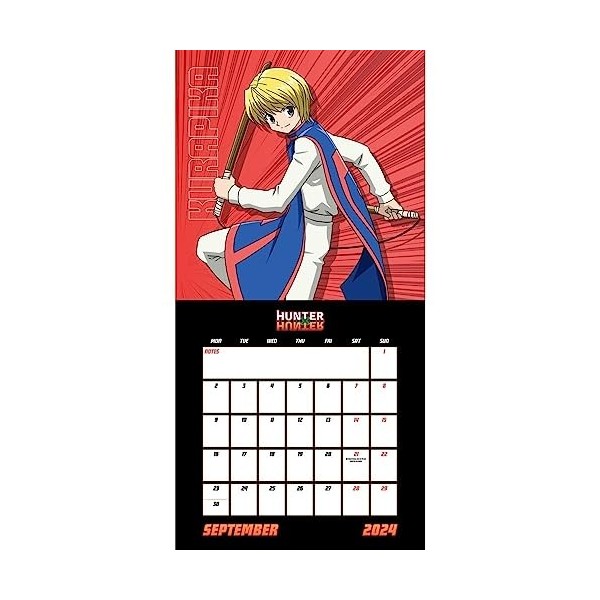 Official Hunter X Hunter 2024 Square Wall Calendar
