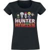 Hunter X Hunter WOHUNTXTS008 T-Shirt, Noir, L Femme